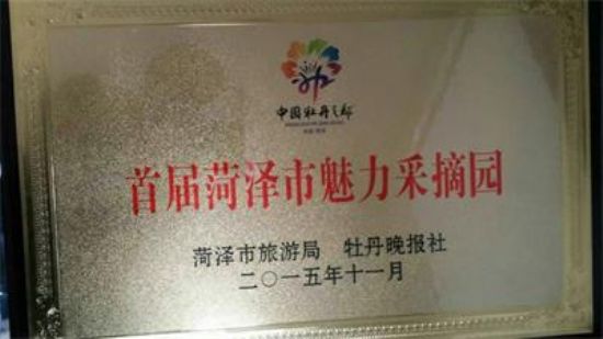 點(diǎn)擊查看詳細(xì)信息<br>標(biāo)題：【資質(zhì)榮譽(yù)】首屆菏澤魅力采摘園 閱讀次數(shù)：7389